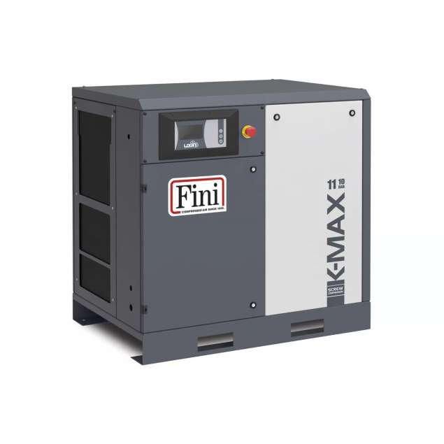 A képen a termék, egy FINI K-MAX 11-10 csavarkompresszor látható.