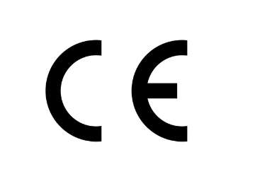 A képen a termék, egy CE minősítés látható.
