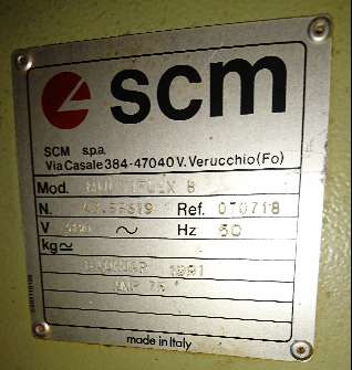 SCM multiflex B maróautomata adattáblája