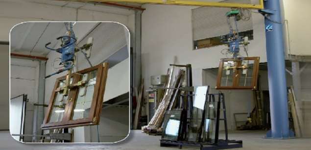 A képen a termék, egy CIT CM1 vákuumdaru üveglapokhoz, üvegezett szerkezetekhez látható.